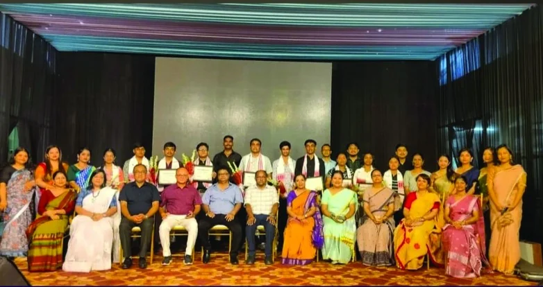 Students and teachers at the annual scholarship ceremony